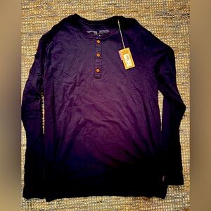Men’s Patagonia Long Sleeve Organic Cotton LW Henley Sz Medium Brand NWT